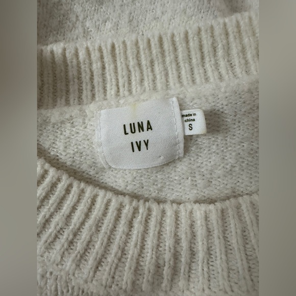 Luna Ivy Bow sweater Cottagecore , Coquette Balletcore knit free people vibe S‎ - Picture 7 of 8